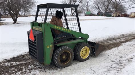 1990 mini john deere skid steer|jd 90 skid loader.